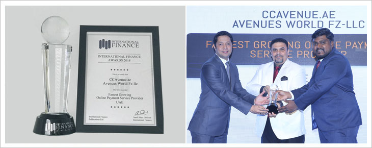 CCAvenue.ae Wins Prestigious FinTech Accolade at the International Finance Awardss